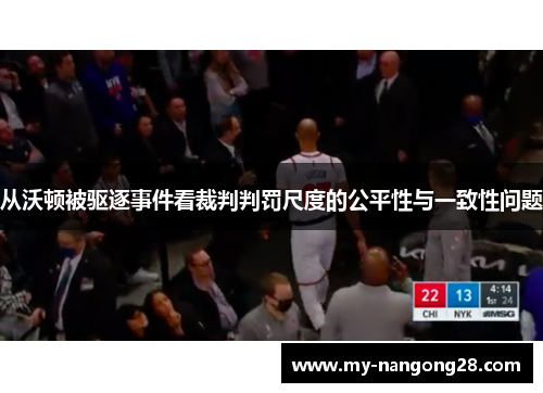 从沃顿被驱逐事件看裁判判罚尺度的公平性与一致性问题